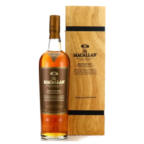 The Macallan Edition No.1 + Wooden Box 70CL